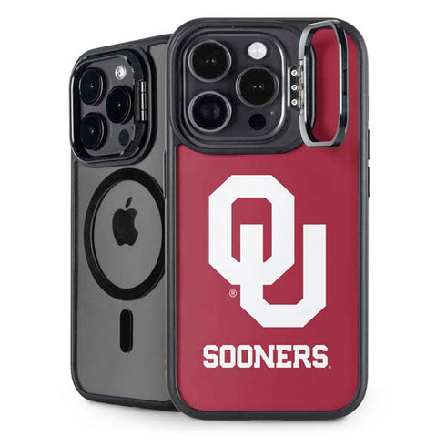 University of Oklahoma Sooners Red iPhone 16 Pro Kickstand Case